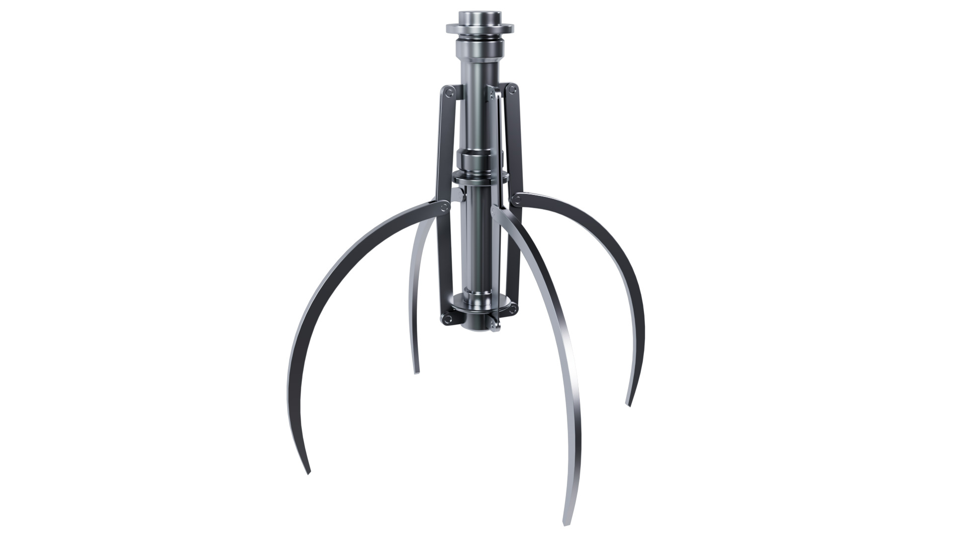 Metal Claw 19 with RIG 3D model_5