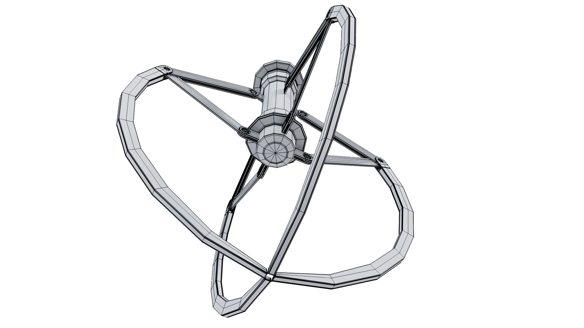 Metal Claw 19 with RIG 3D model_17