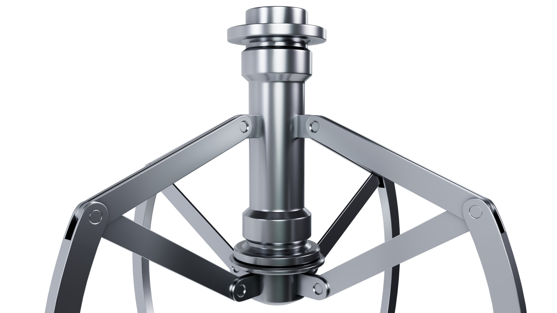 Metal Claw 19 with RIG 3D model_8