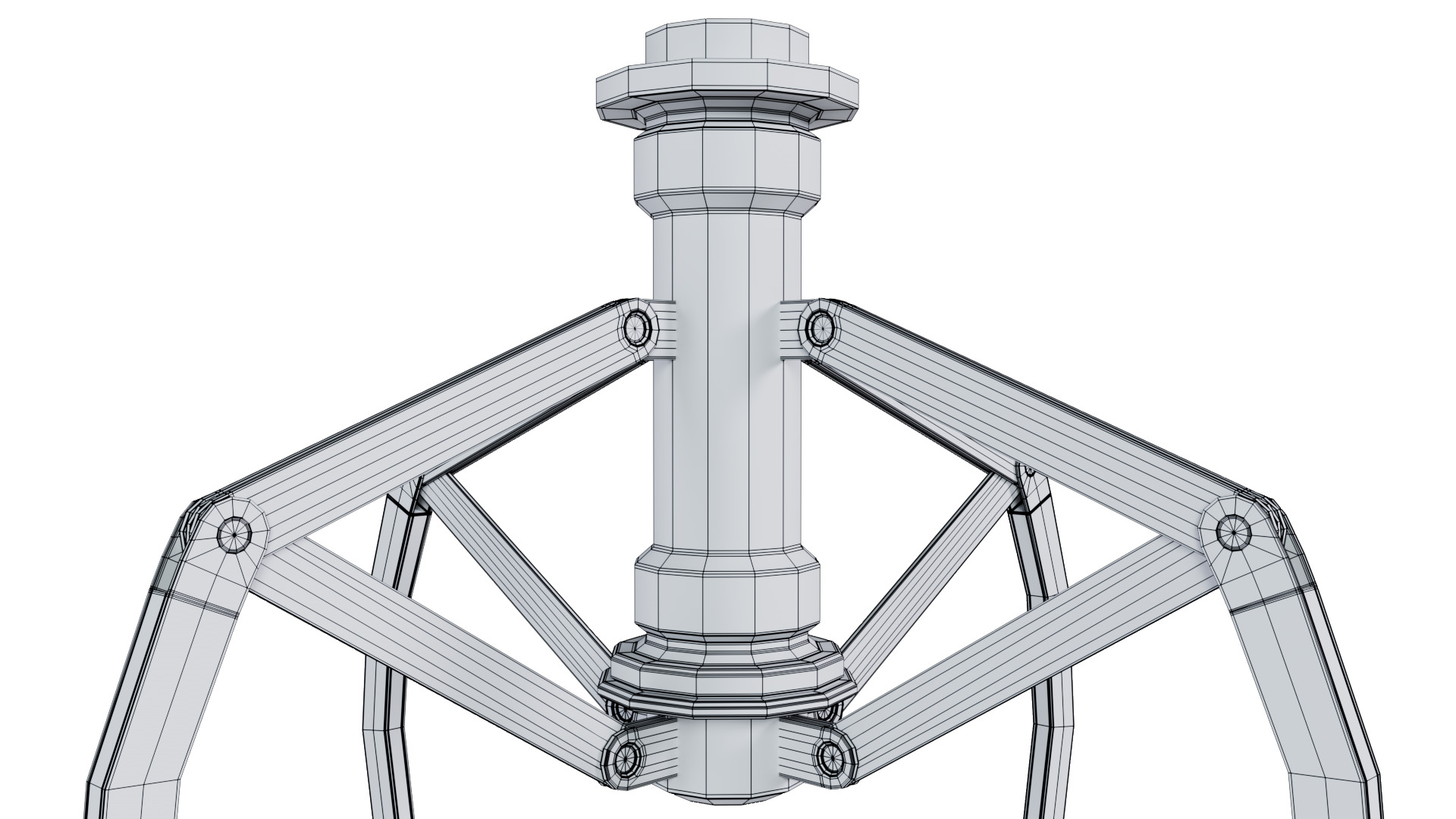 Metal Claw 19 with RIG 3D model_15