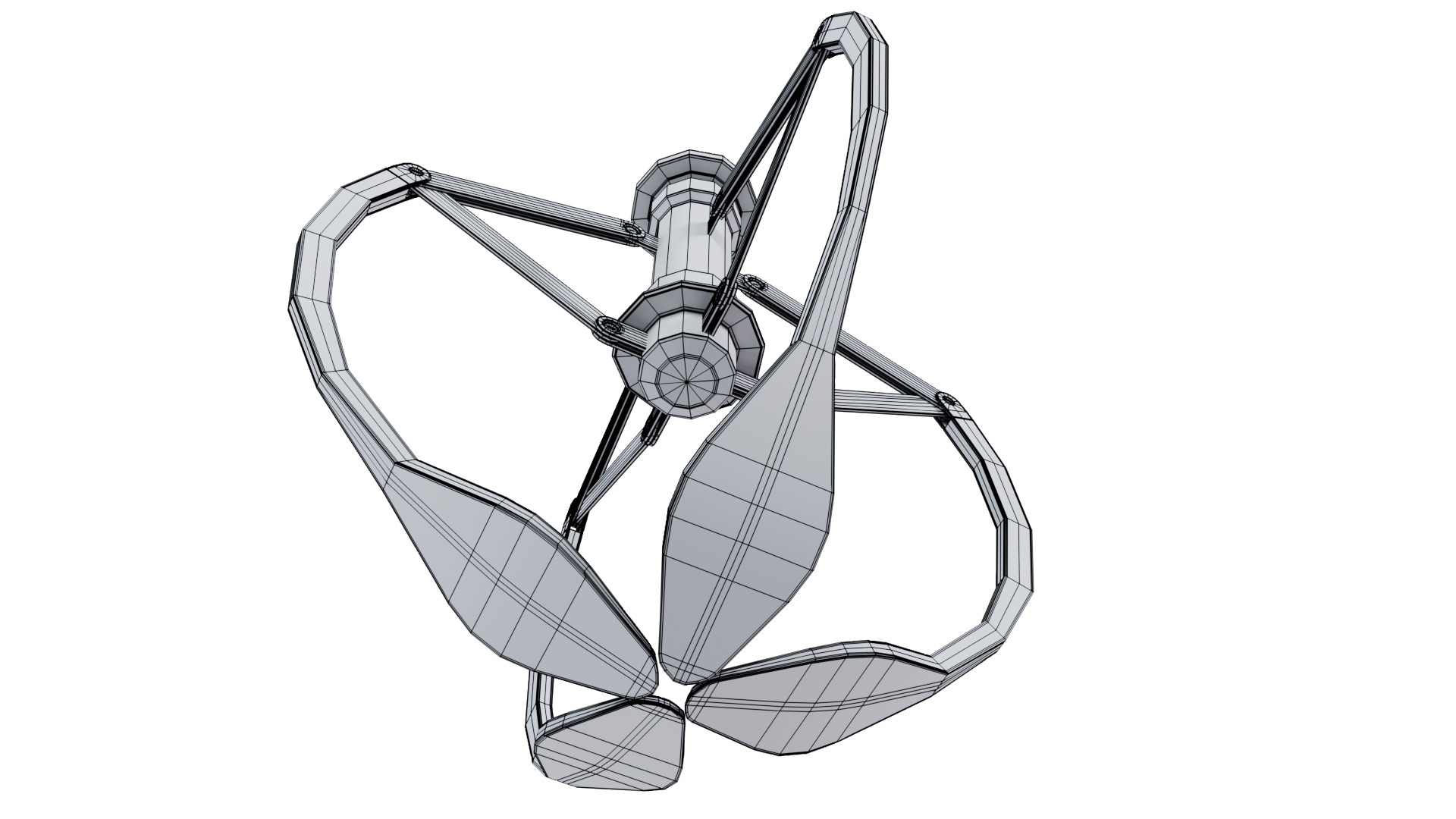 Metal Claw 20 with RIG 3D model_15