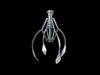 Metal Claw 20 with RIG 3D model_1