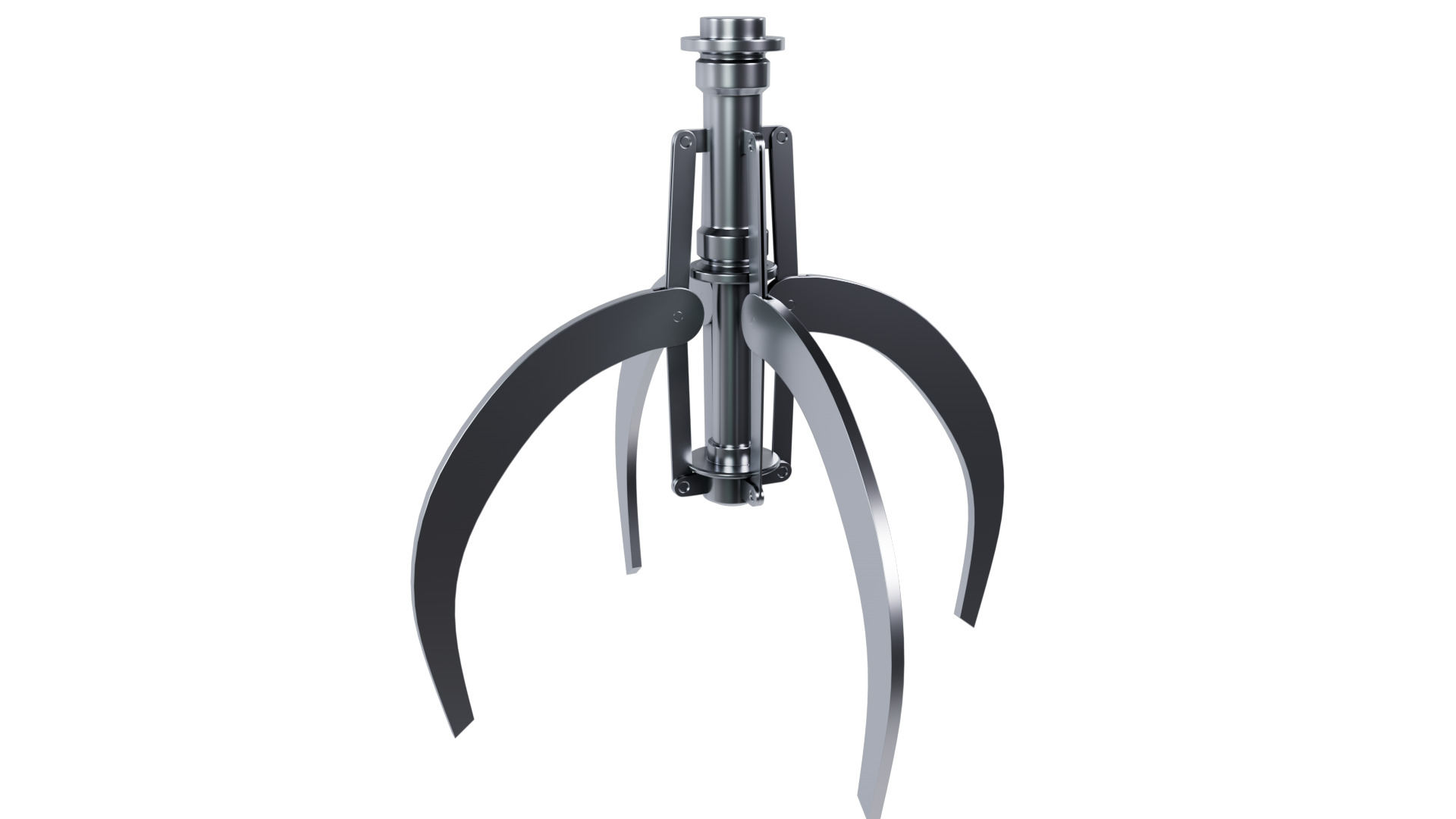 Metal Claw 22 with RIG 3D model_4