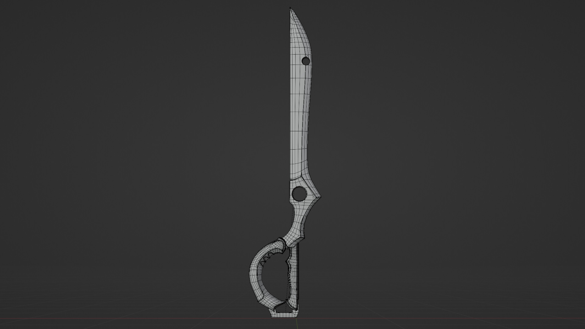 Scissor Sword - Ryuko Matoi Low-poly 3D model_10