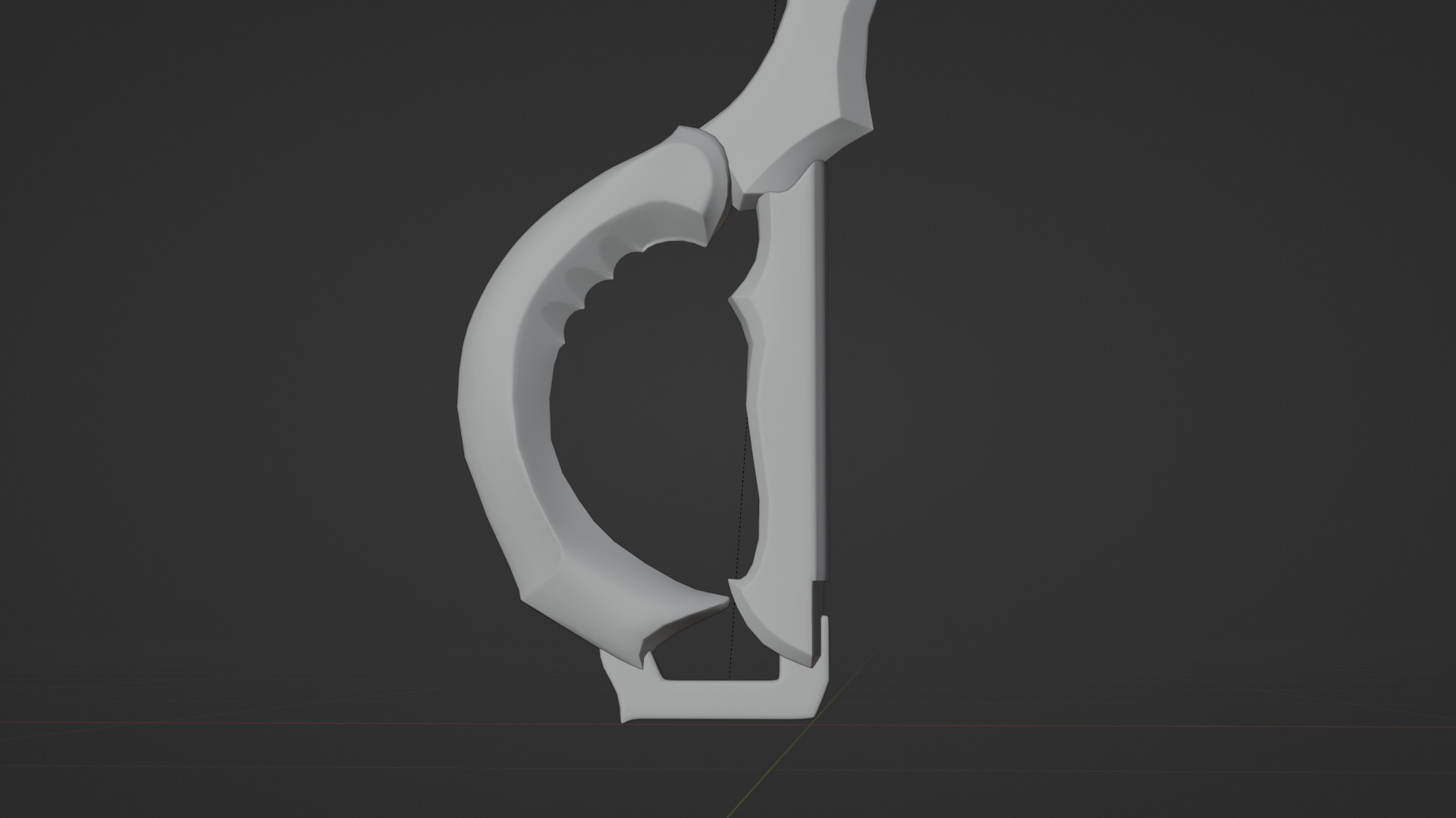 Scissor Sword - Ryuko Matoi Low-poly 3D model_6