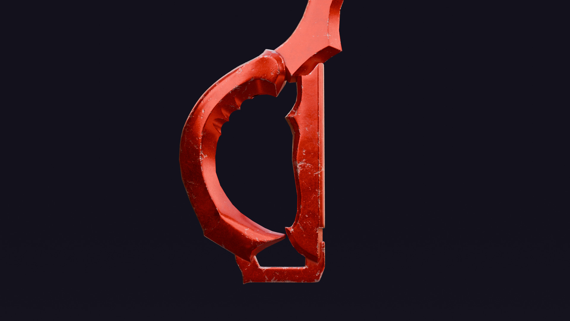 Scissor Sword - Ryuko Matoi Low-poly 3D model_3
