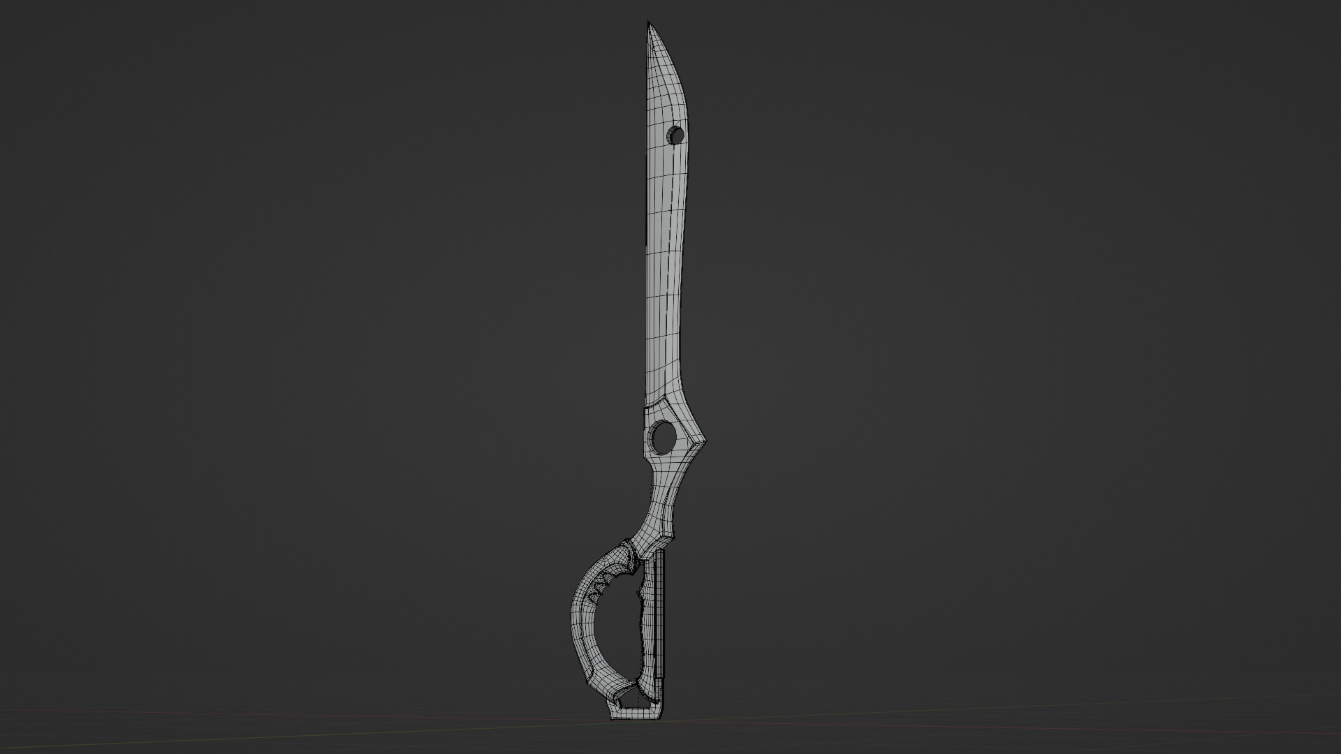 Scissor Sword - Ryuko Matoi Low-poly 3D model_9