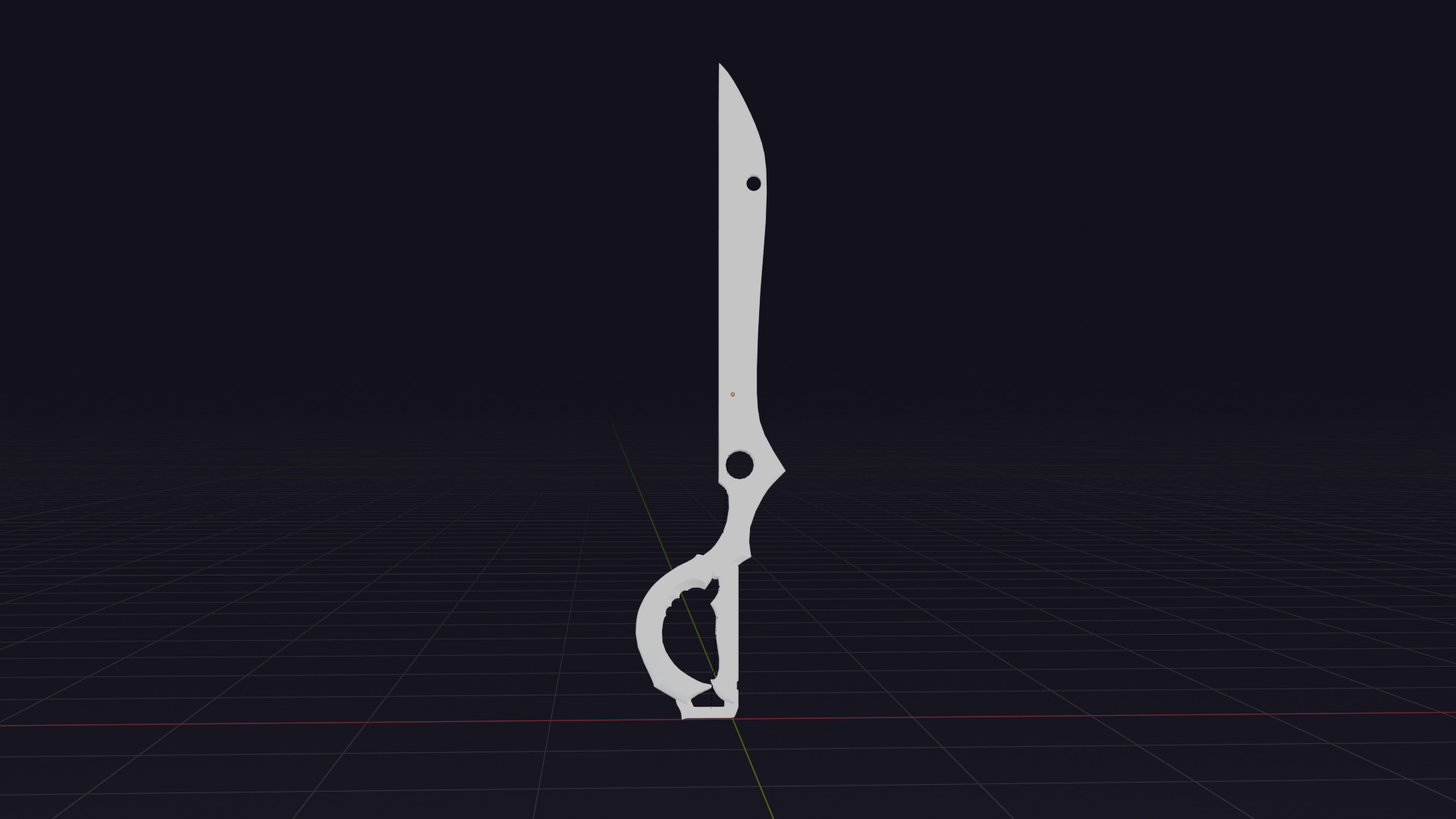 Scissor Sword - Ryuko Matoi Low-poly 3D model_11