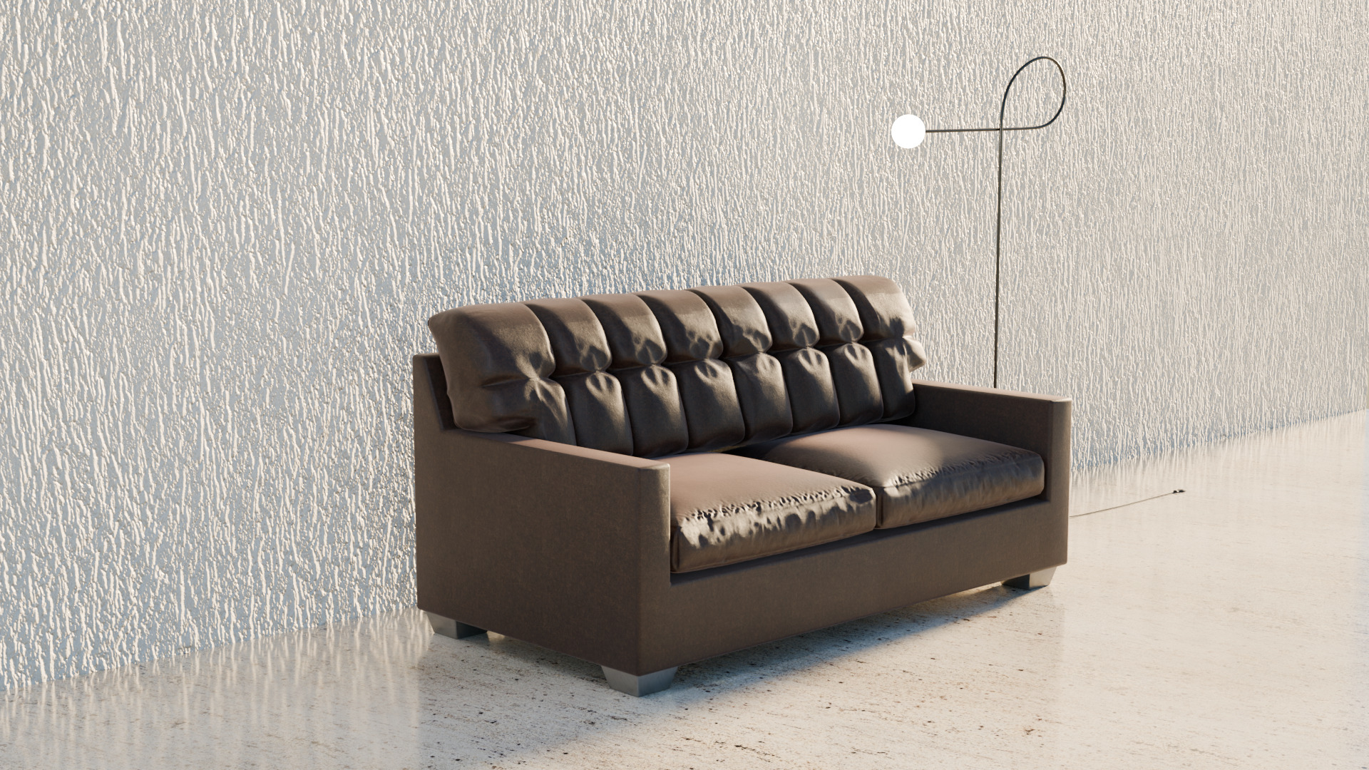 ashley sofa  3D model_1
