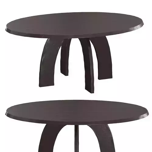 Oval dining table by Vincent Vincent