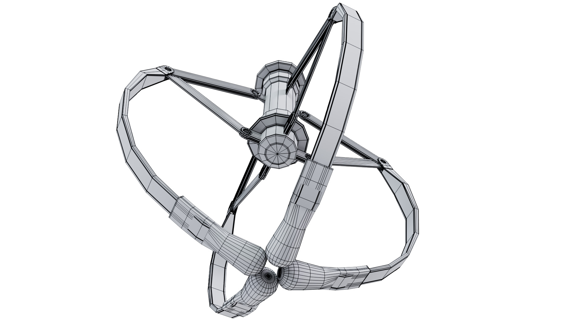 Metal Claw 25 with RIG 3D model_17