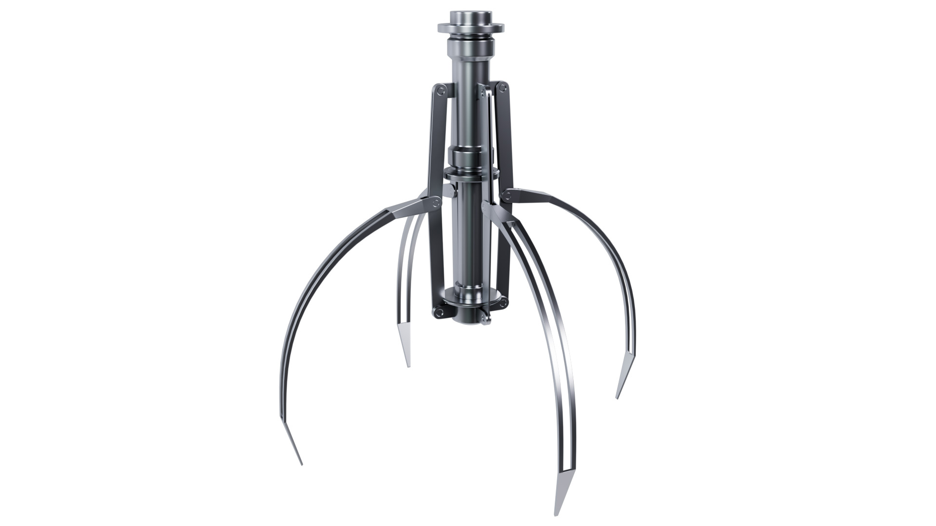 Metal Claw 26 with RIG 3D model_5