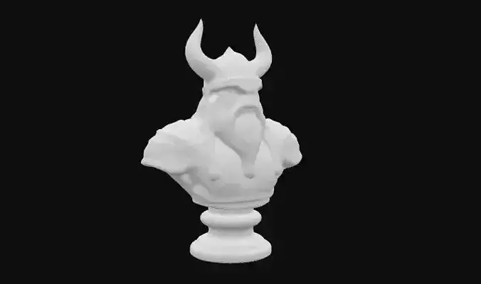 Viking warrior bust
