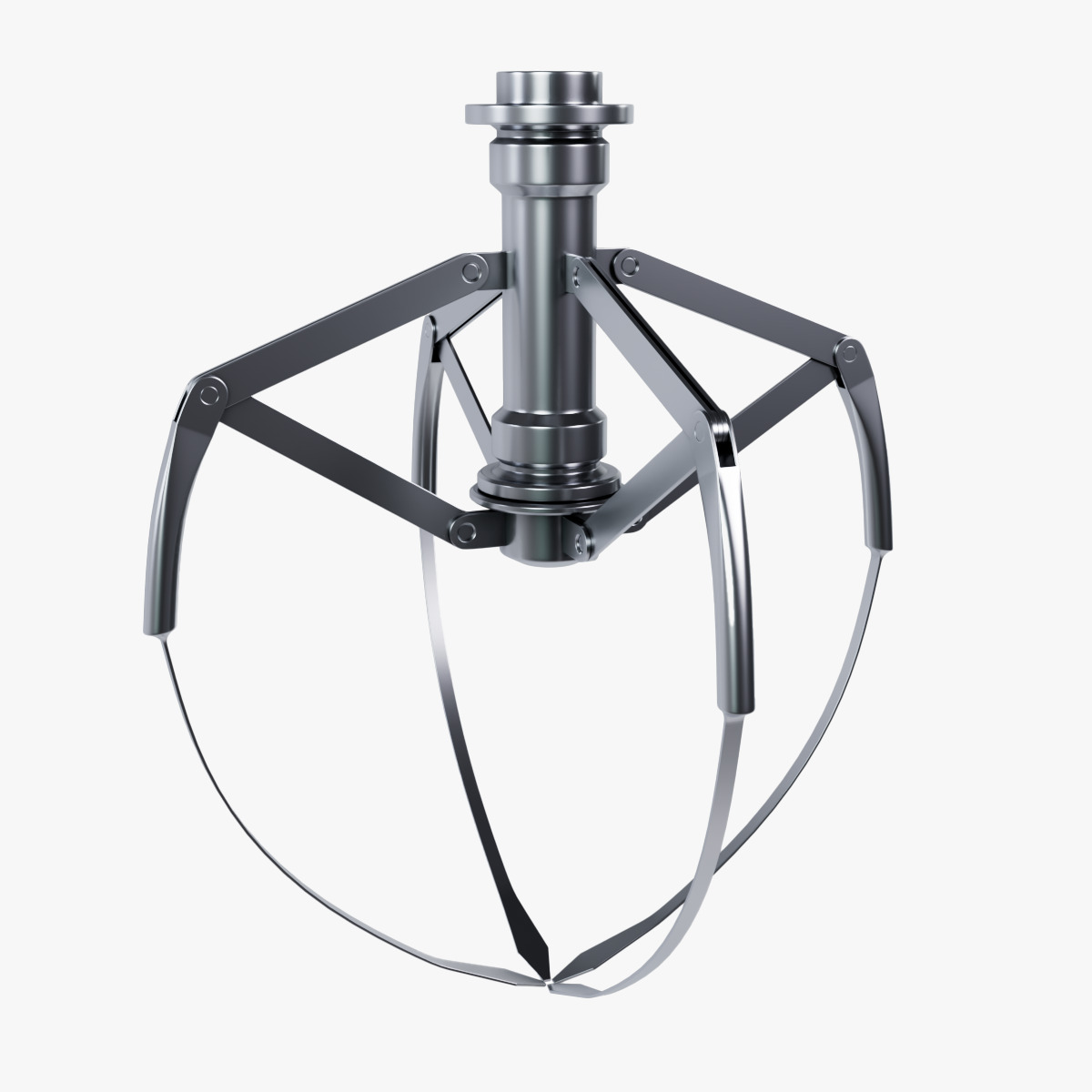 Metal Claw 28 with RIG 3D model_4