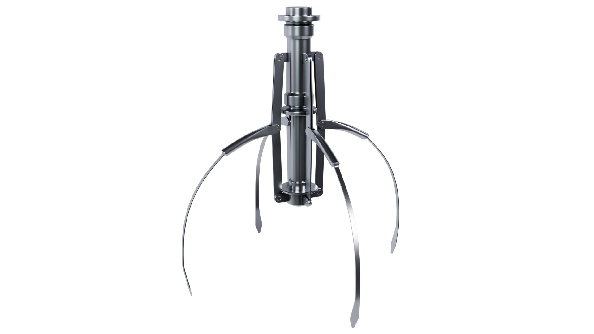 Metal Claw 28 with RIG 3D model_6