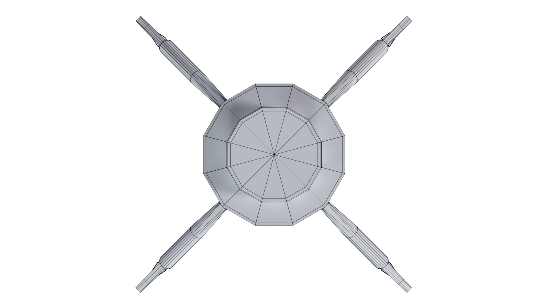 Metal Claw 28 with RIG 3D model_13