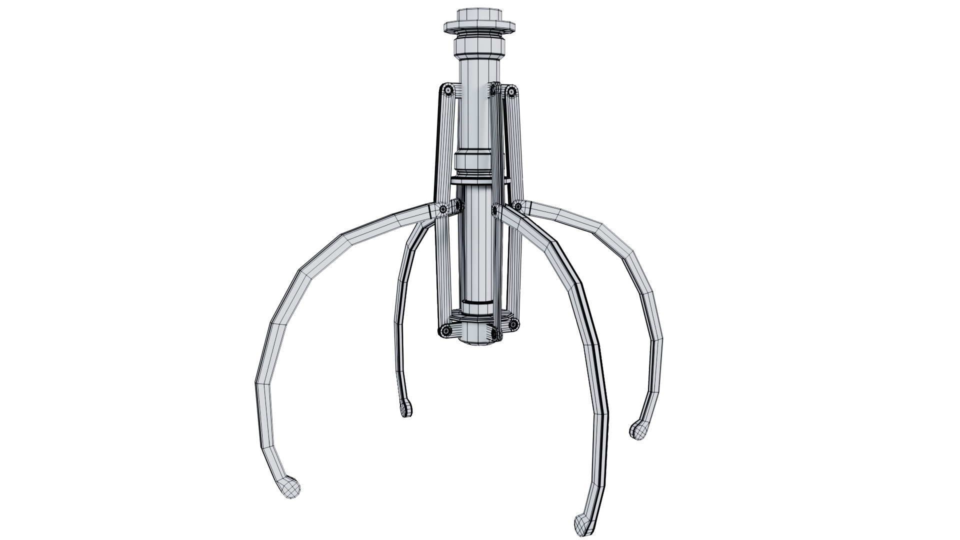 Metal Claw 30 with RIG 3D model_13