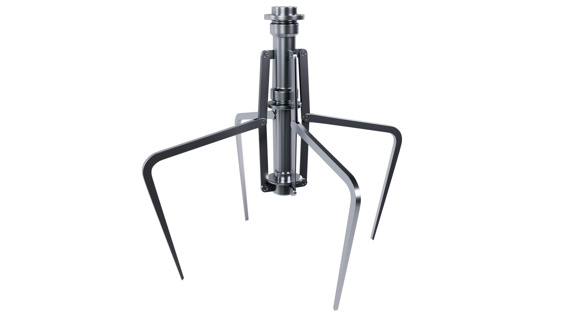 Metal Claw 31 with RIG 3D model_5