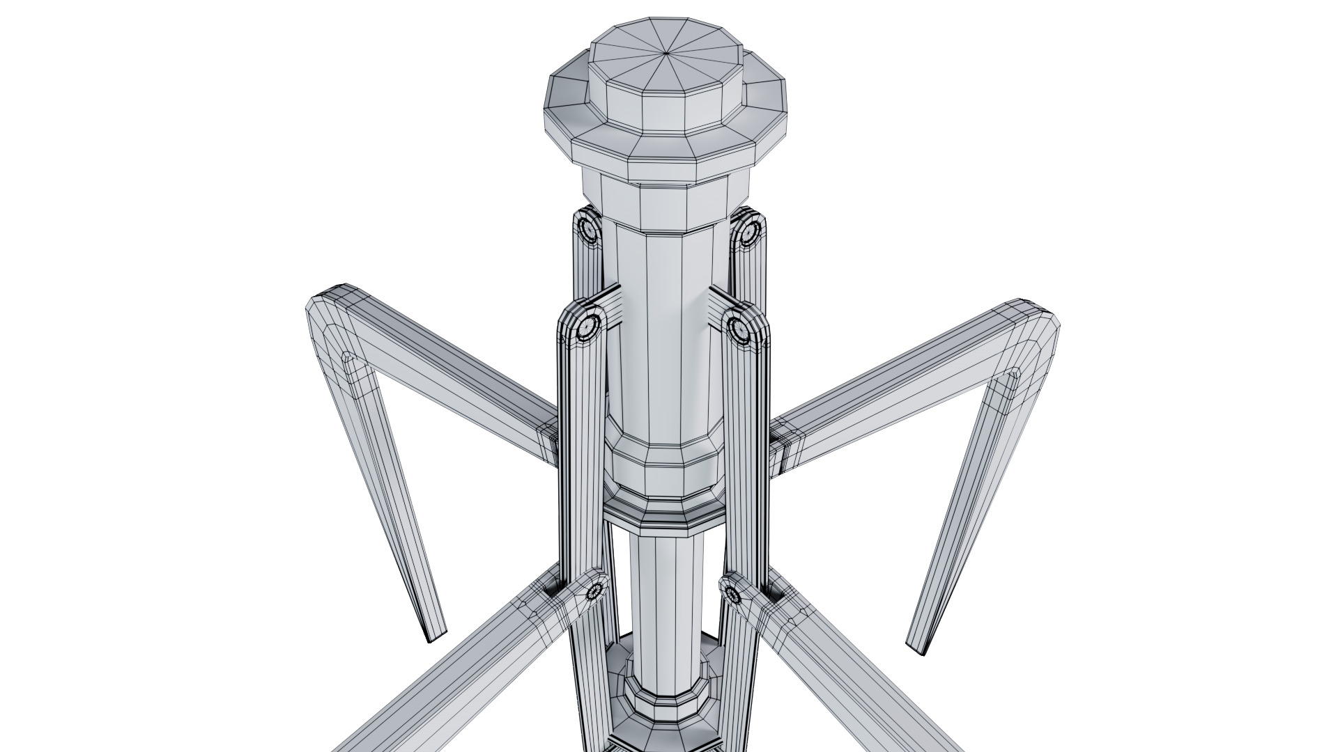 Metal Claw 32 with RIG 3D model_13