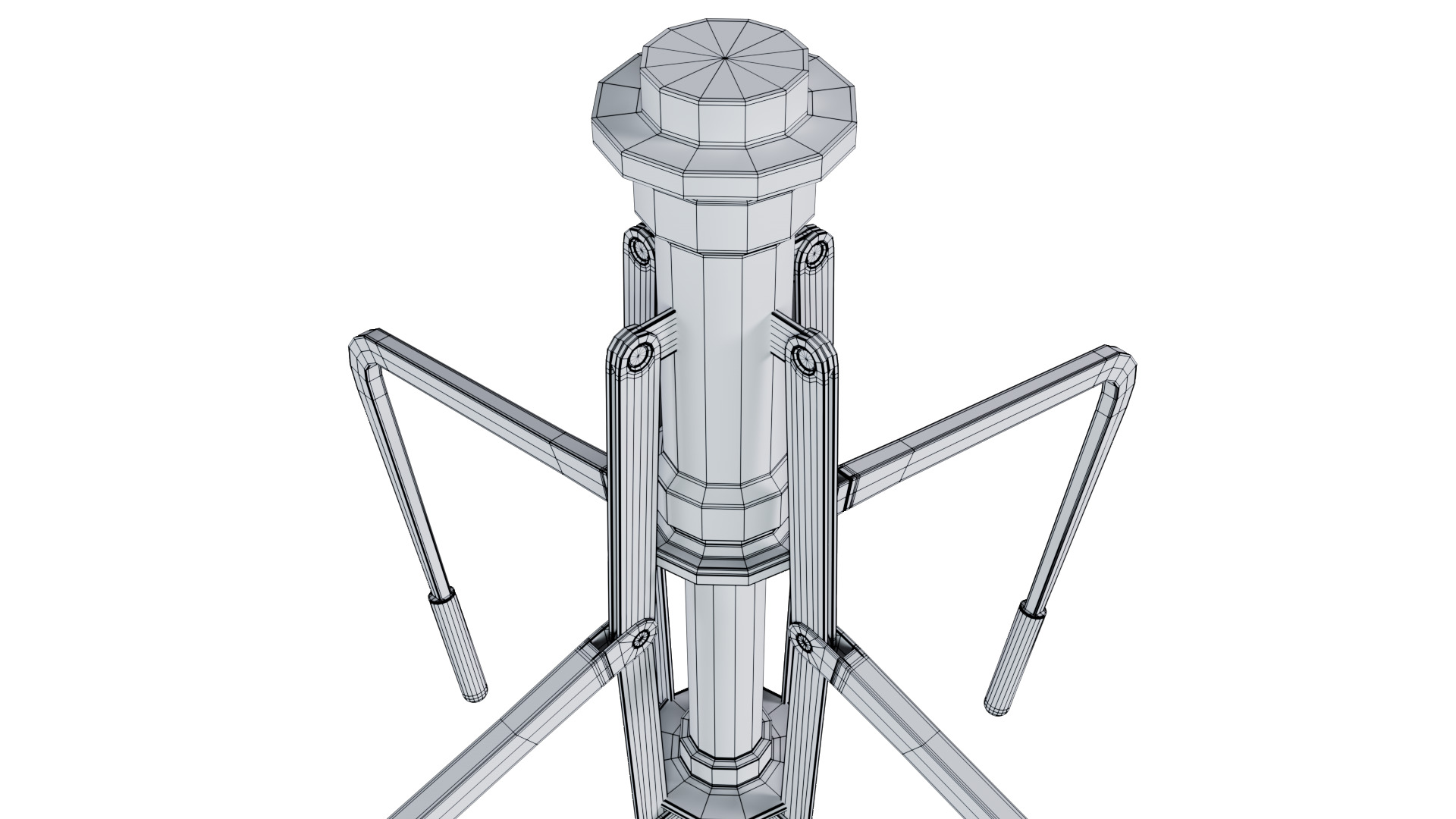 Metal Claw 33 with RIG 3D model_13