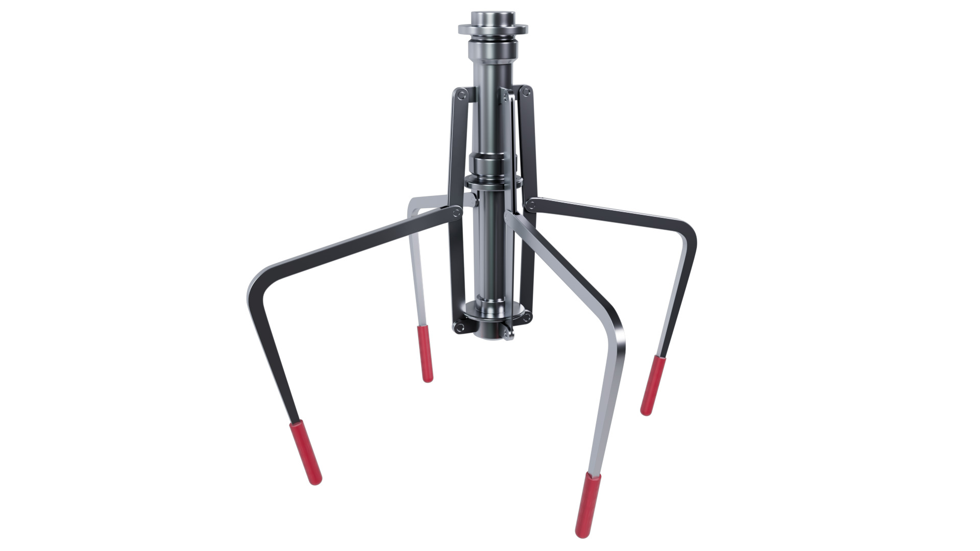 Metal Claw 33 with RIG 3D model_4