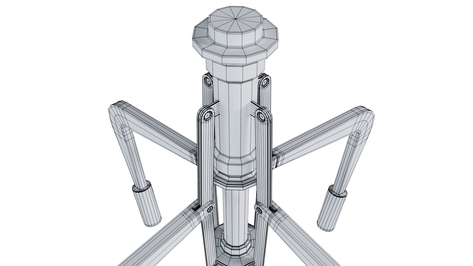 Metal Claw 34 with RIG 3D model_13