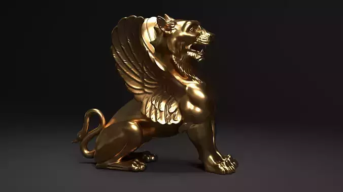 Parca Leos  Portugal Sculpture 3D print model