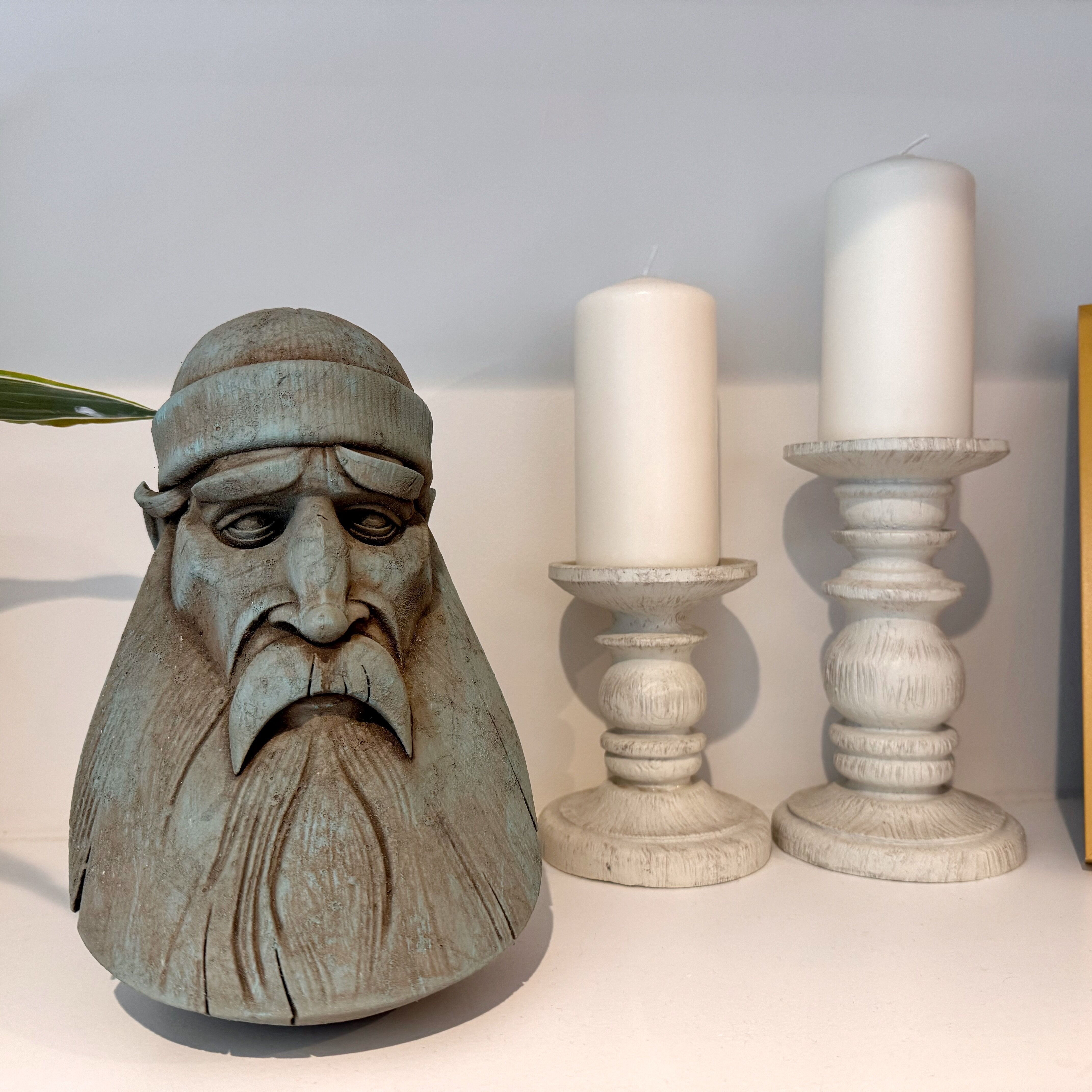 The Fisherman - Bust Headphone Stand - Bearded Man 3D print model_10