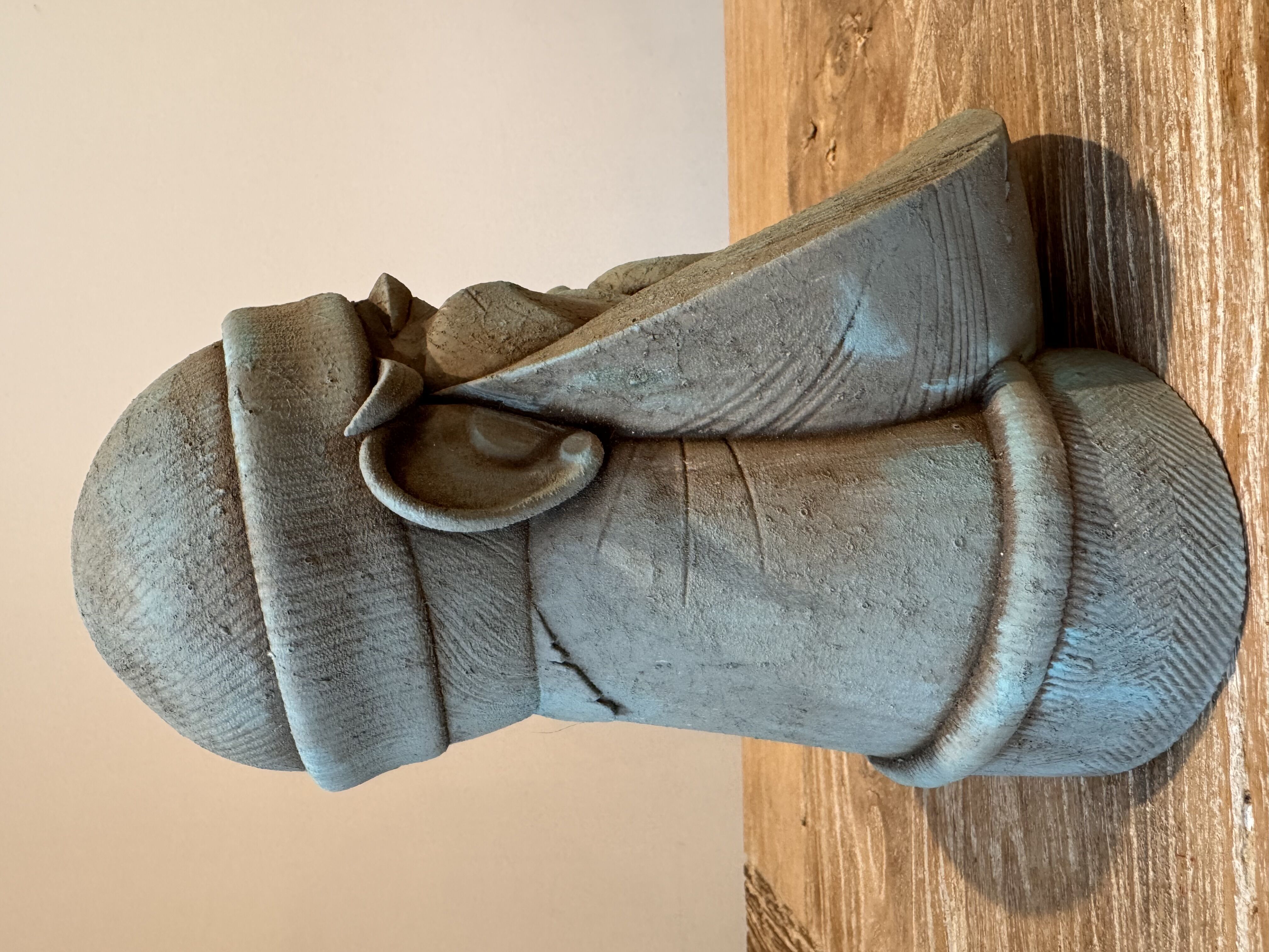 The Fisherman - Bust Headphone Stand - Bearded Man 3D print model_8