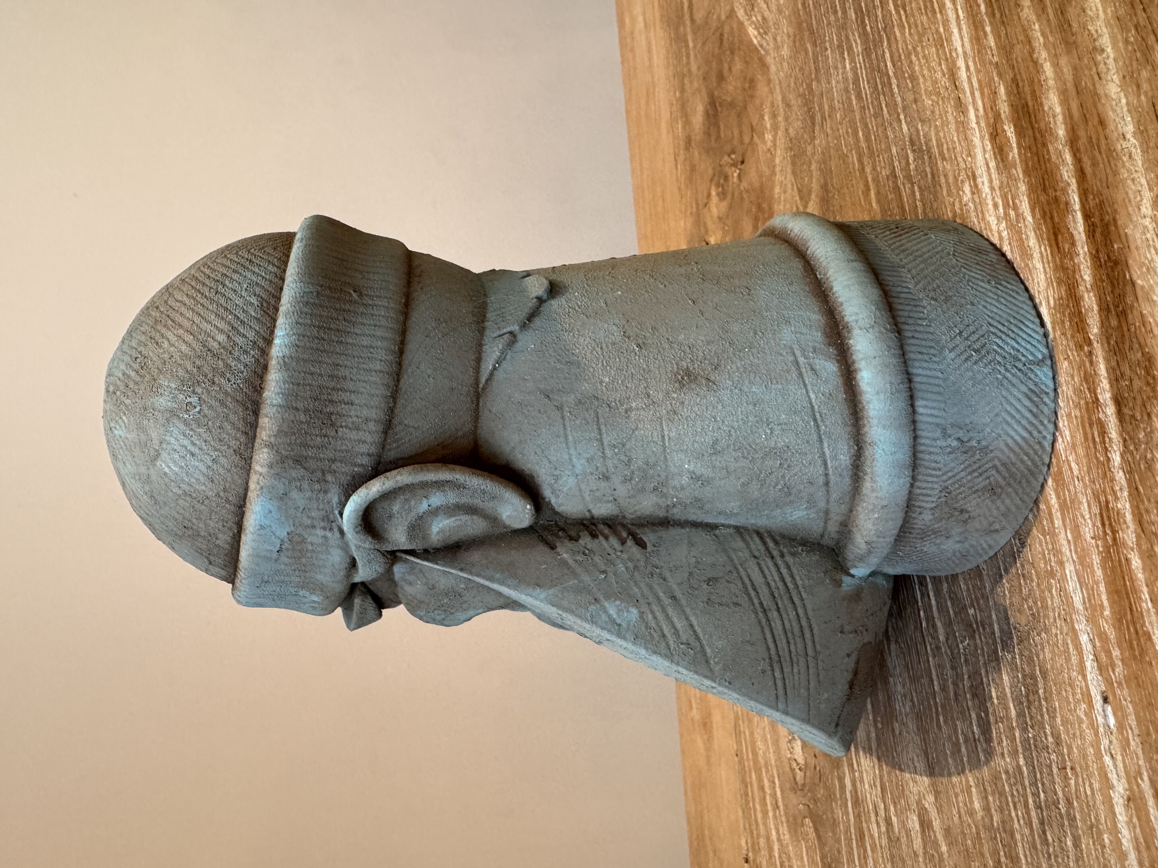 The Fisherman - Bust Headphone Stand - Bearded Man 3D print model_16