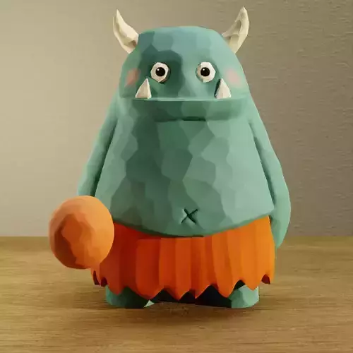 Gronk - The Little Monster - Toy Model 