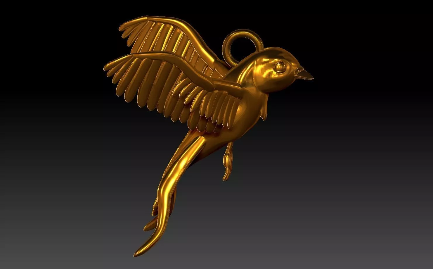 Onys Birdmodel Pendents 3D print model_0