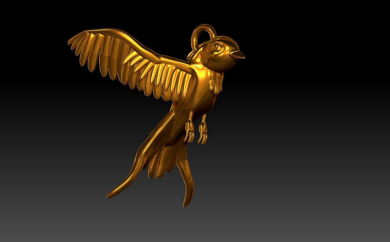 Onys Birdmodel Pendents 3D print model_1