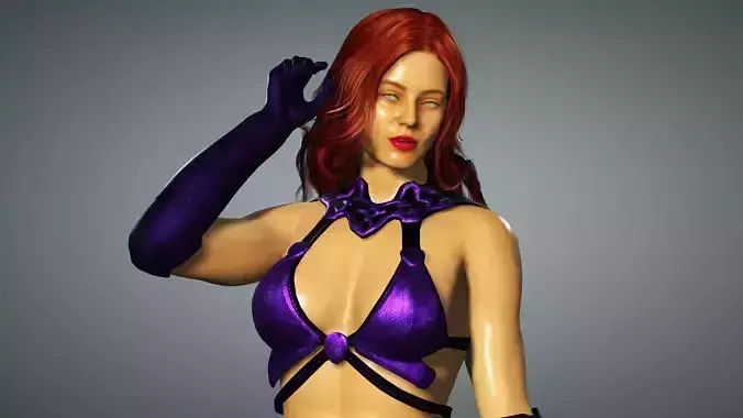 Starfire Low-poly 3D model