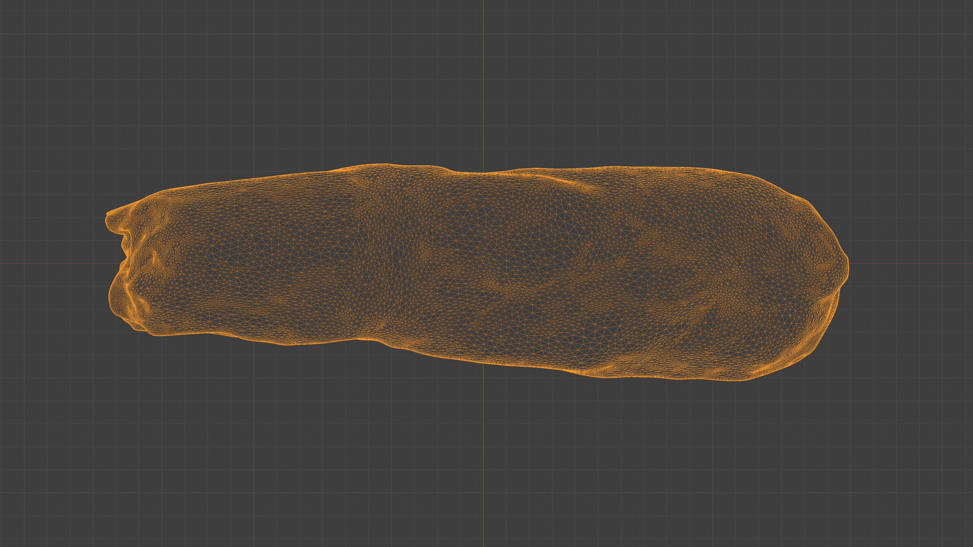 Photorealistic 3D scan of suluguni cheese braid Low-poly 3D model_25