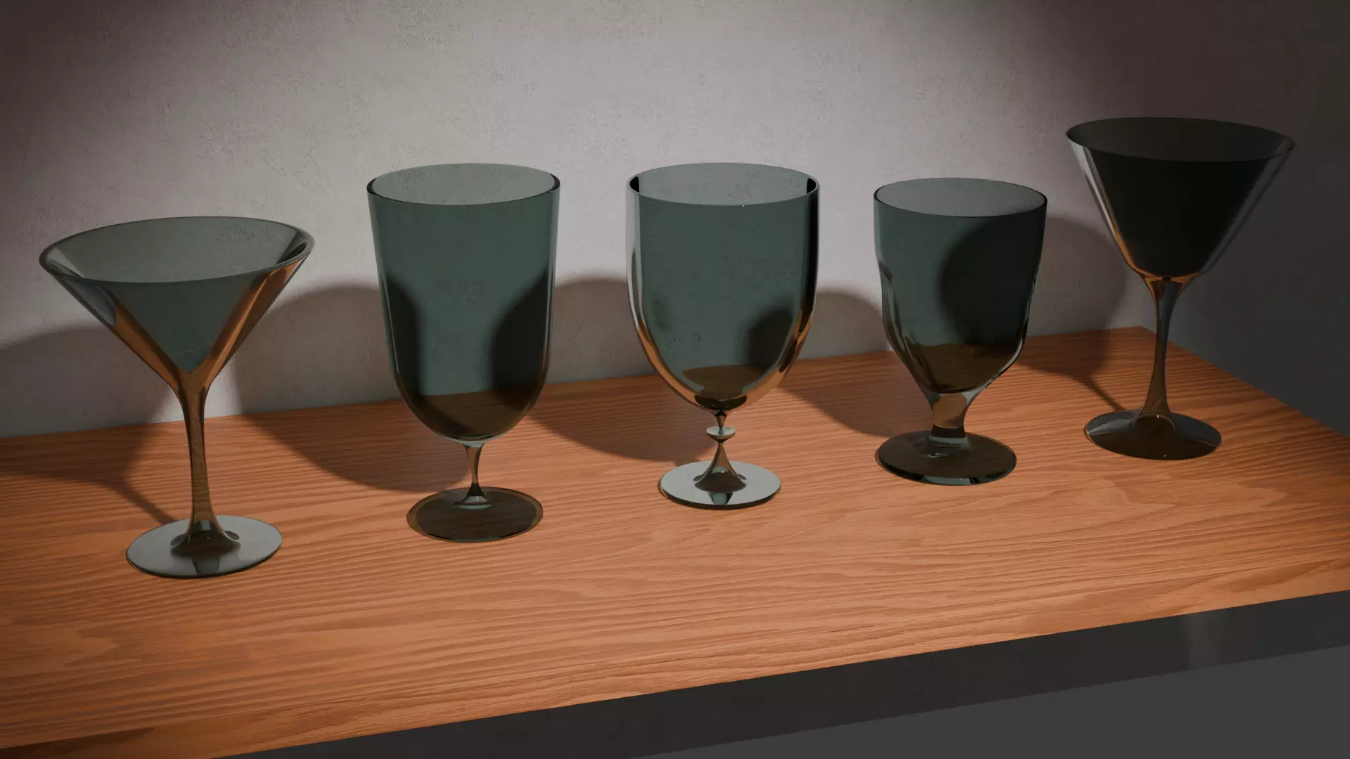 Glasses Free low-poly 3D model