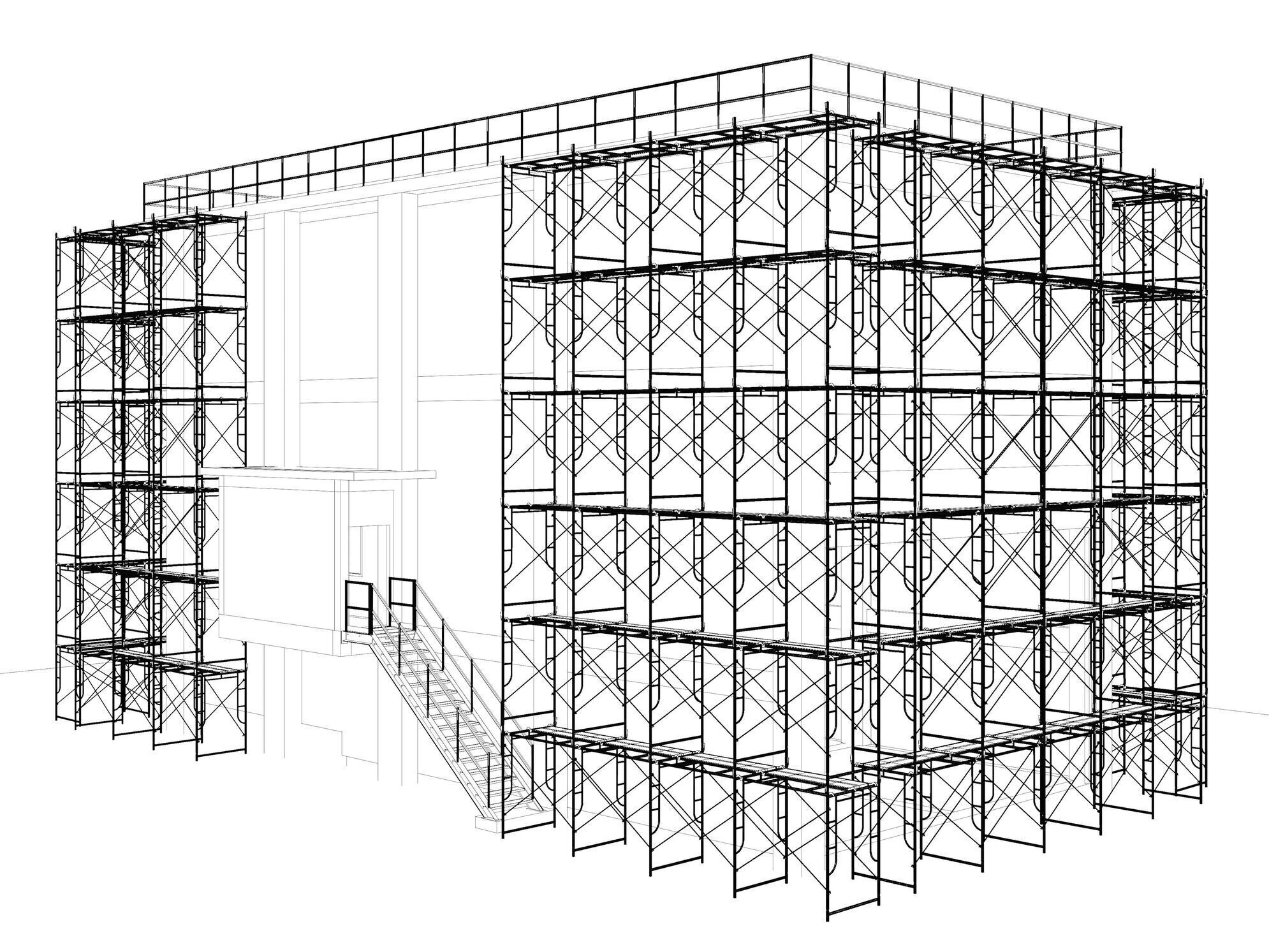 Industrial construction scene 25i13 3D model_11