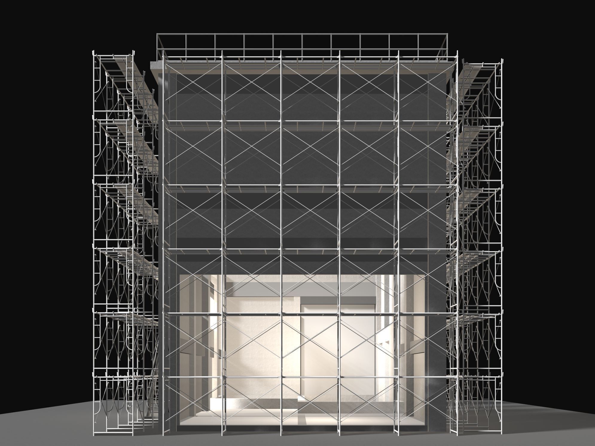 Industrial construction scene 25i13 3D model_1