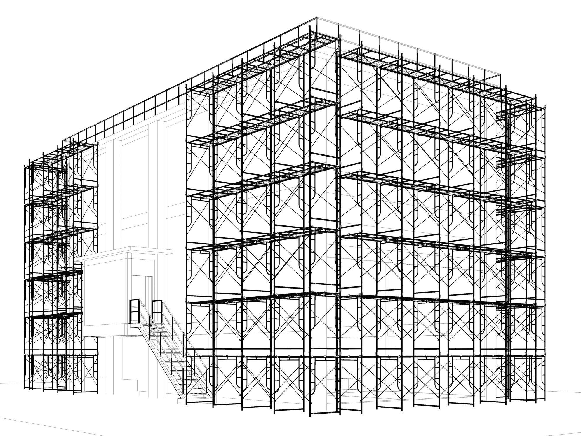 Industrial construction scene 25i13 3D model_7