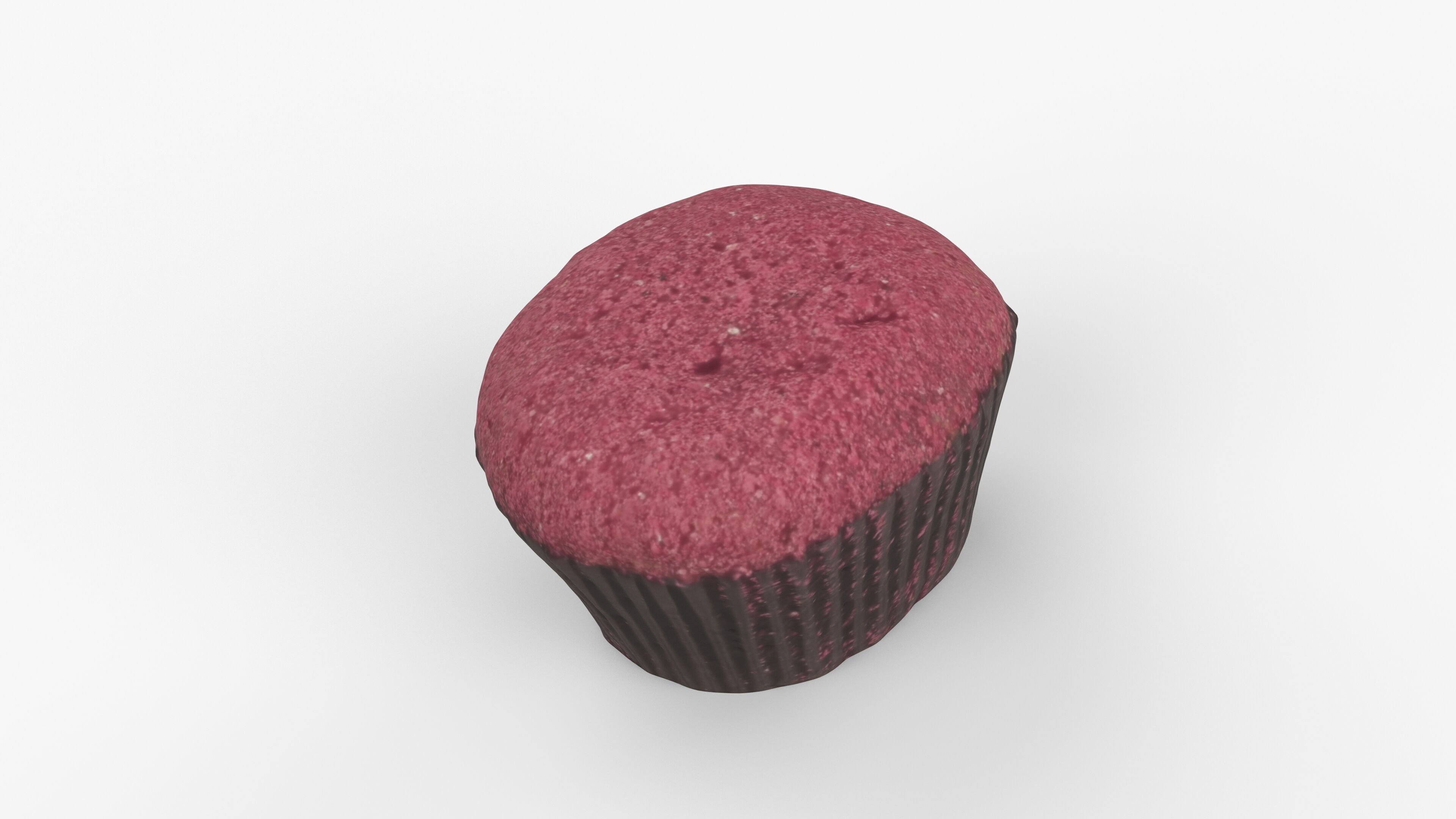 Photorealistic 3D scan of cupcakes muffin Low-poly 3D model_13