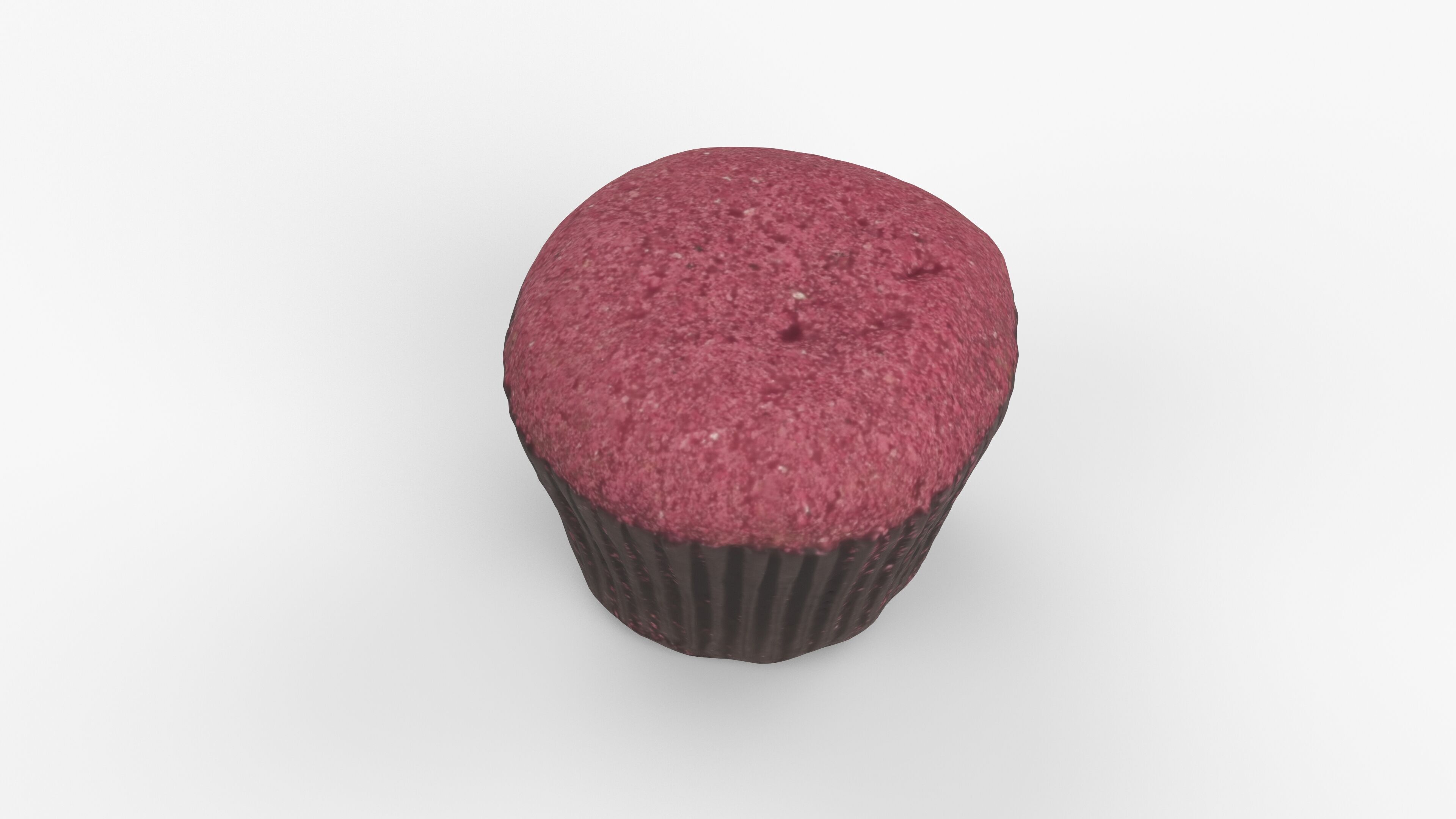 Photorealistic 3D scan of cupcakes muffin Low-poly 3D model_15