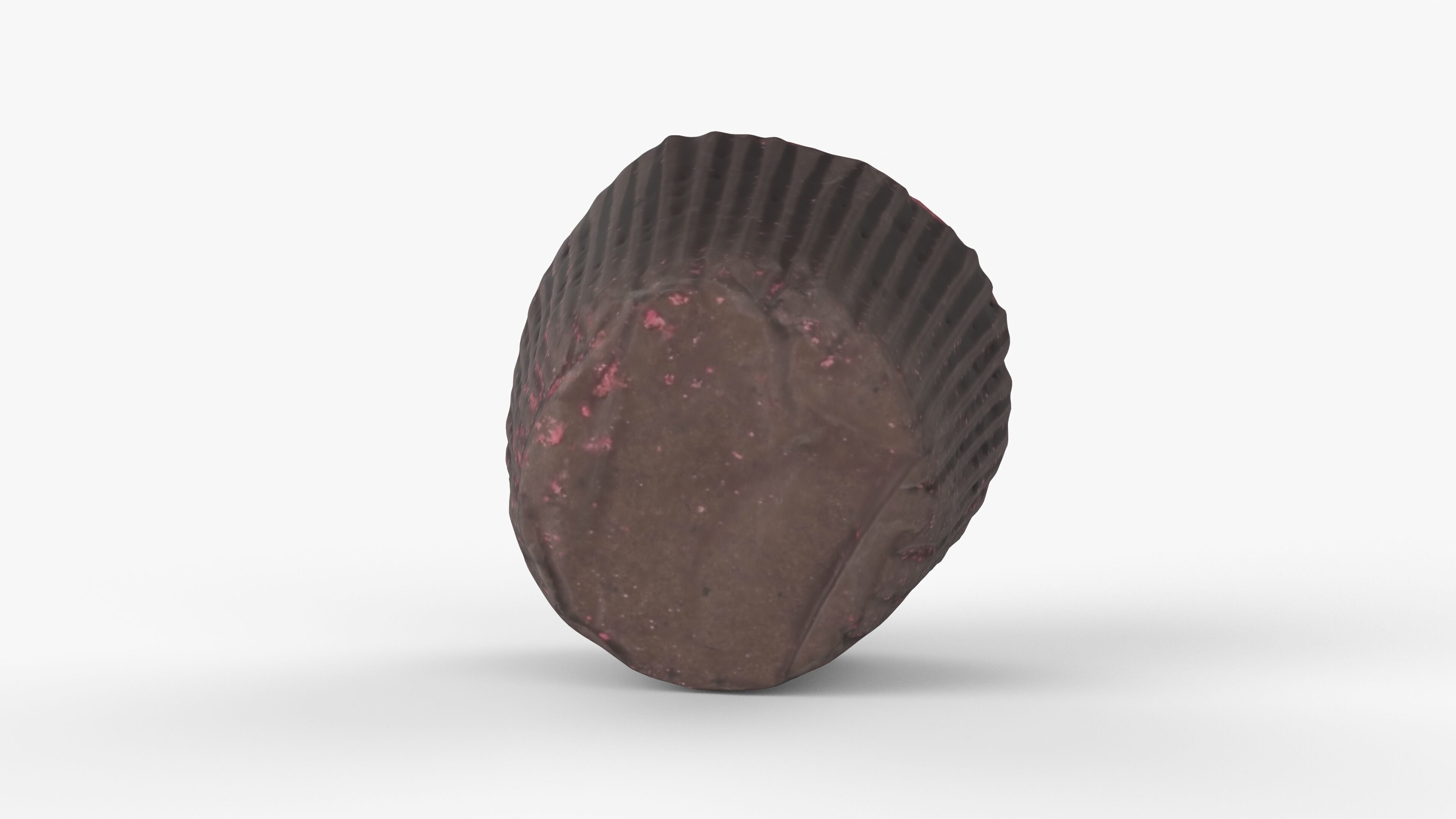 Photorealistic 3D scan of cupcakes muffin Low-poly 3D model_5