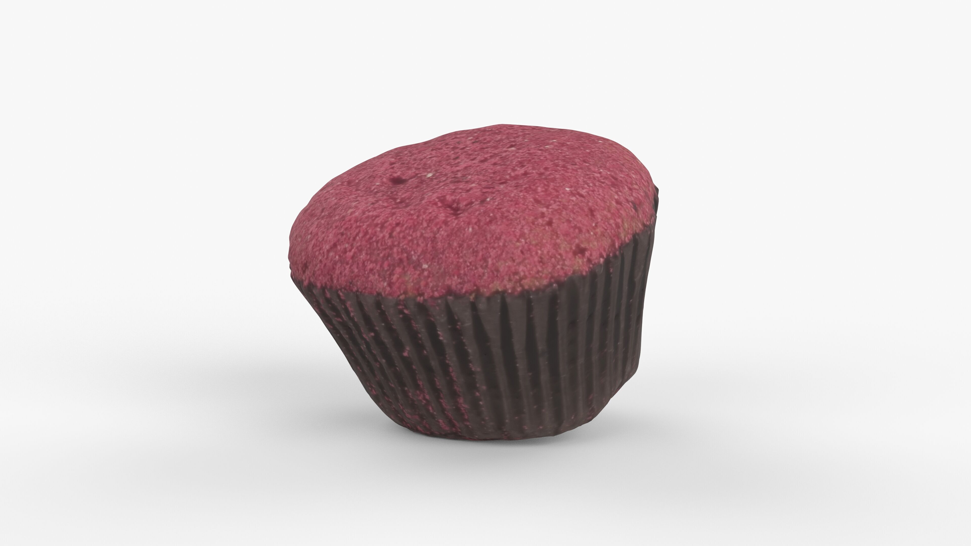 Photorealistic 3D scan of cupcakes muffin Low-poly 3D model_10