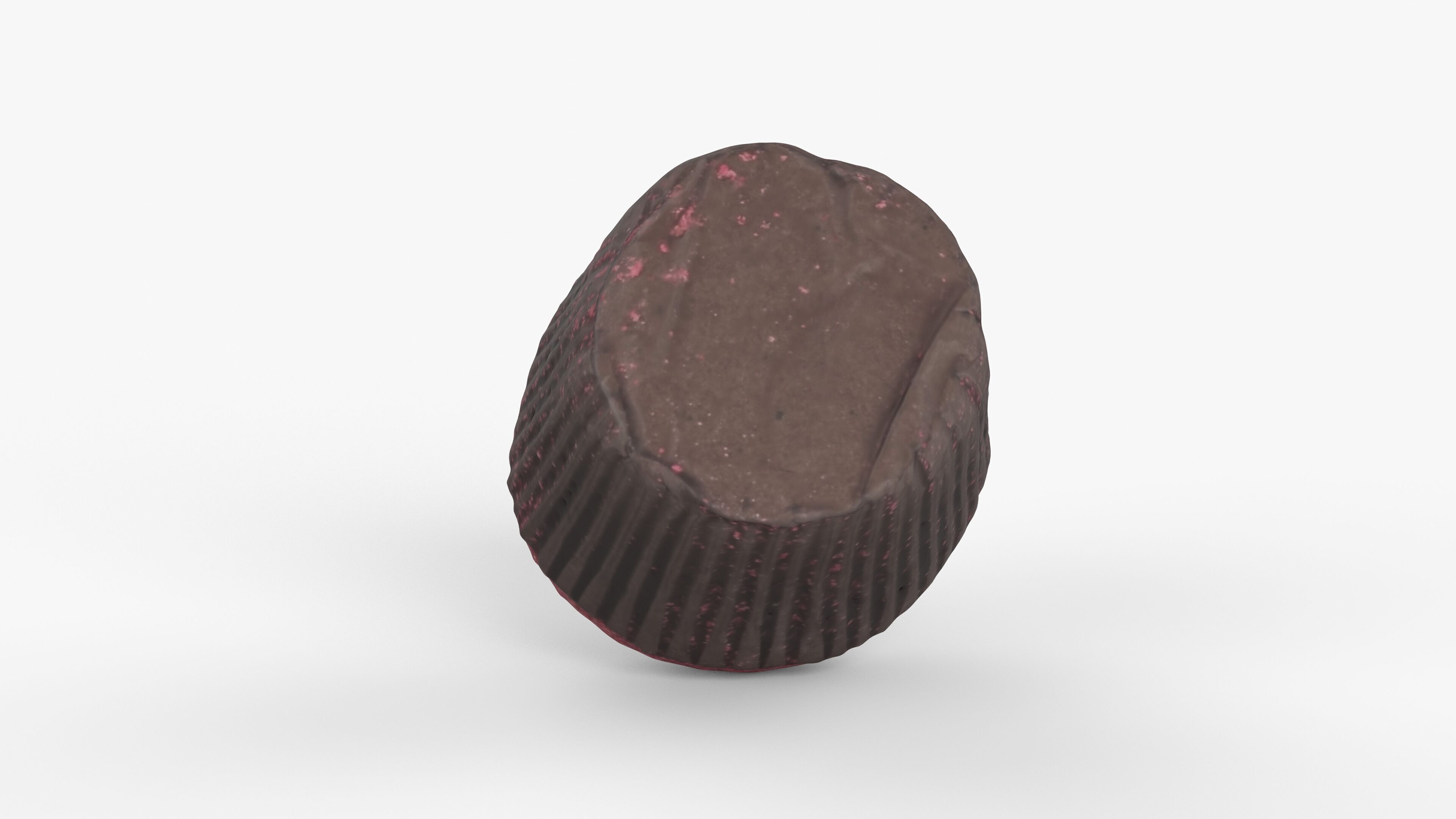 Photorealistic 3D scan of cupcakes muffin Low-poly 3D model_8