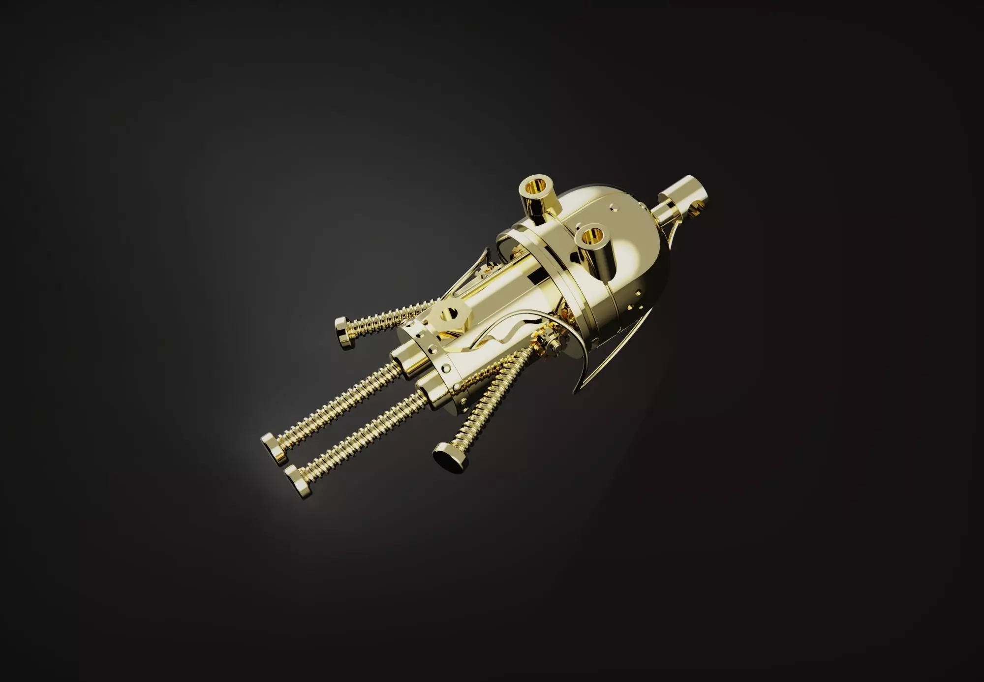 Robot pendant 3D model_0