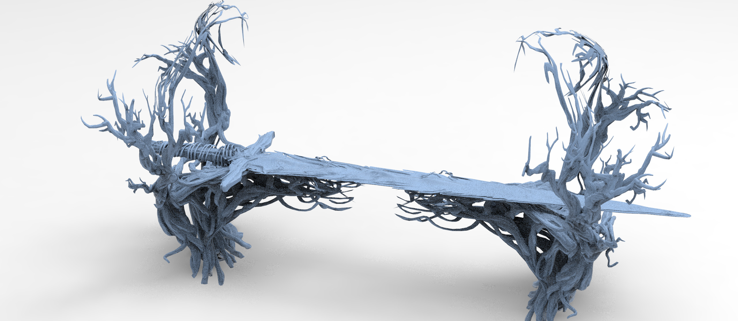 Avalon Gate Excalibur walkway 3D model_1