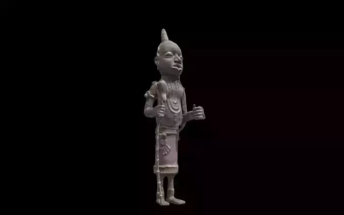 Royal Messenger probably Udo style Low-poly 3D model
