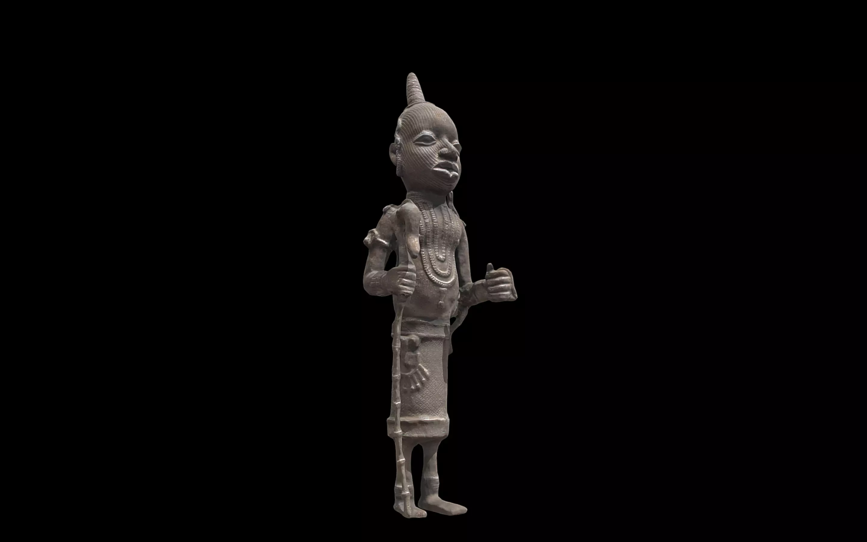 Royal Messenger probably Udo style Low-poly 3D model_0