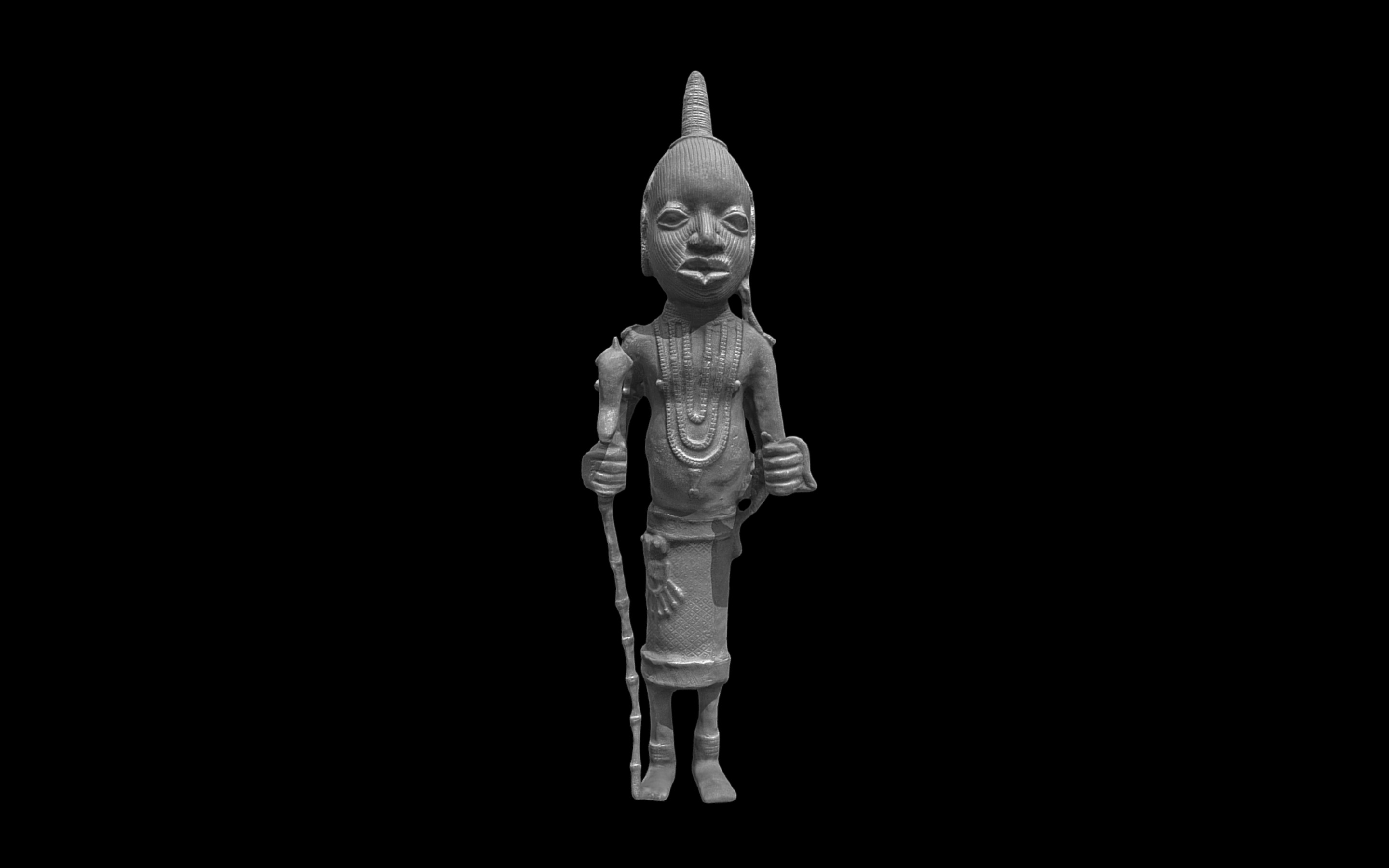 Royal Messenger probably Udo style Low-poly 3D model_4