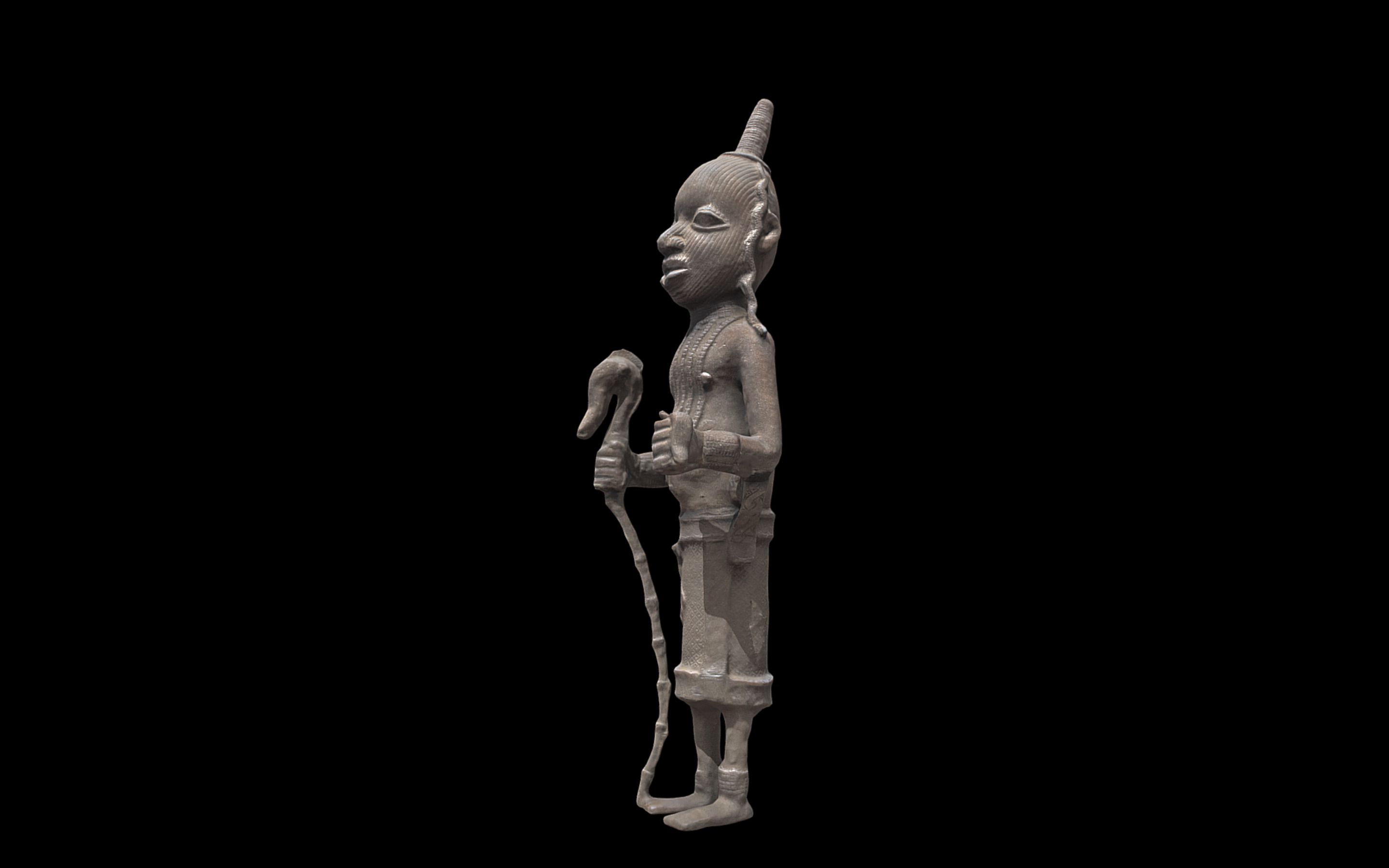 Royal Messenger probably Udo style Low-poly 3D model_1